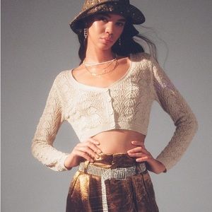 UO Noella Shimmer Cardigan (NWOT)